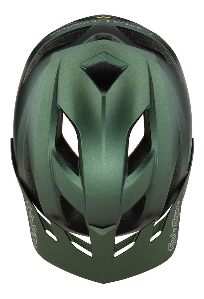 Casco Troy Lee Designs Flowline Orbit Forest Green
